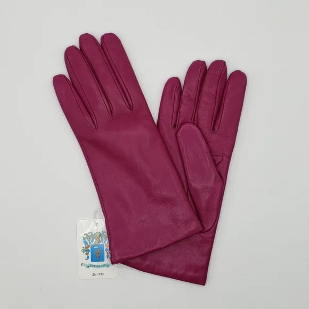 Portolano Cashmere-lined Leather Gloves